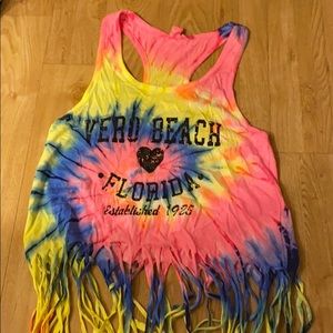 Tie-die tank top